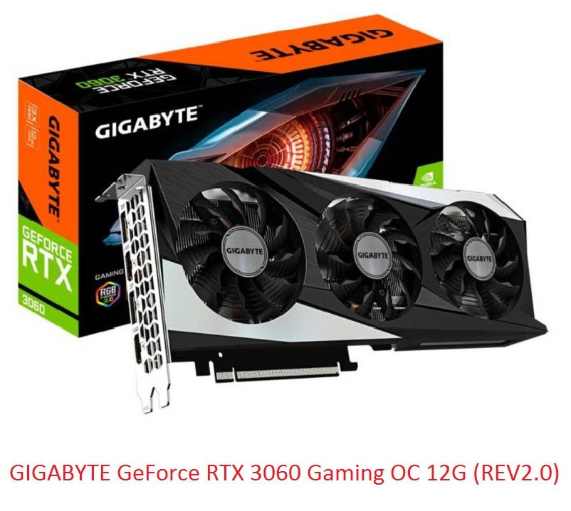 GIGABYTE GeForce RTX 3060 Gaming OC 12G REV2.0