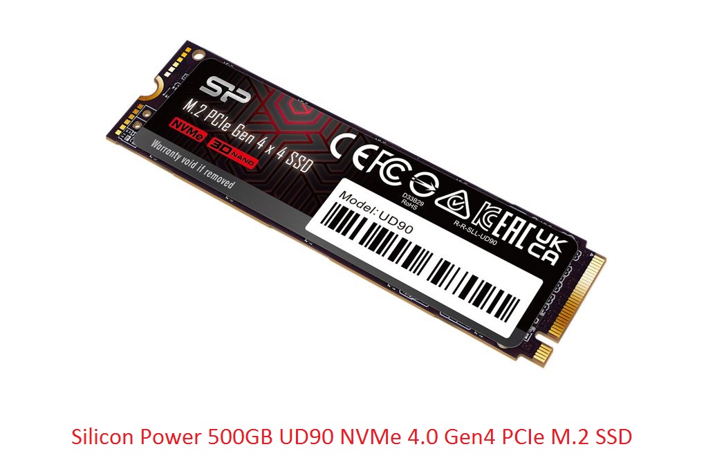 Silicon Power 500GB UD90 NVMe 4.0 Gen4 PCIe M.2 SSD