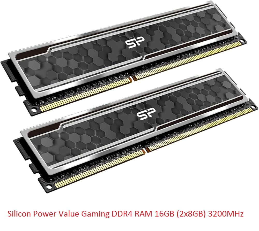 Silicon Power Value Gaming DDR4 RAM 16GB 2x8GB 3200MHz